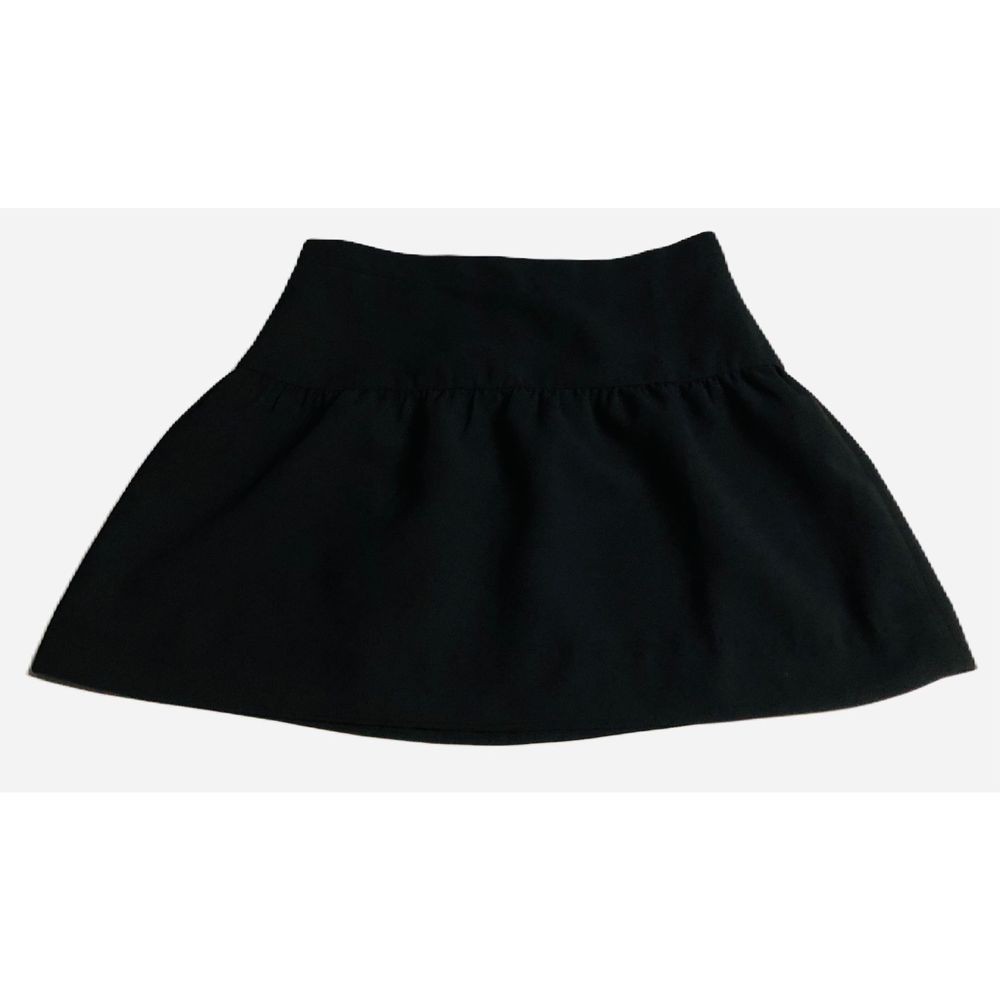 J. Crew Size 6 Black Pleated Lined Mini Skirt